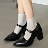 Spitz Sexy Frauen Mary Janes Schuhe Super High Heels Herbst Mode Neue Pumps Schuhe 2024 Elegante Designer Weibliche Zapatos